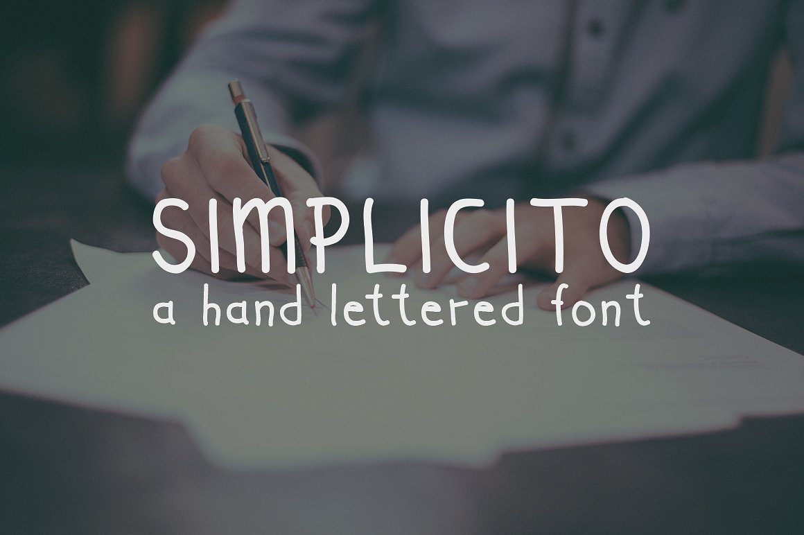 Simplicito Font Poster 1