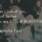 Simplicito Font Poster 2