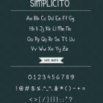 Simplicito Font Poster 4