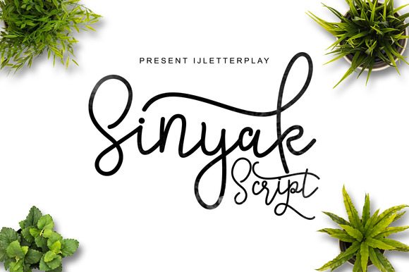 Sinyak Script Font Poster 1