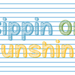 Sippin on Sunshine Font Poster 1