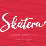 Skatera Font Poster 1