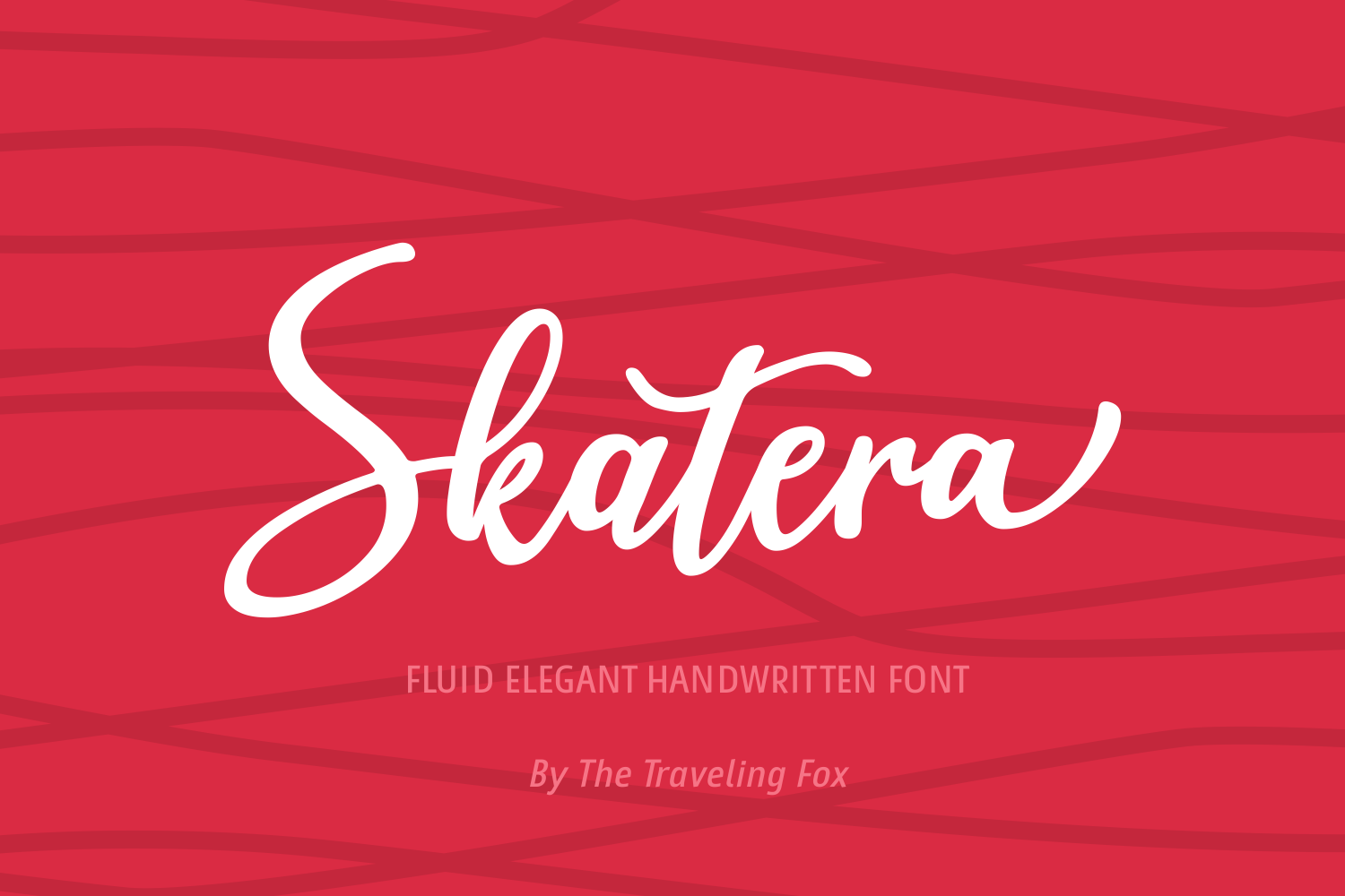 Skatera Font Poster 1