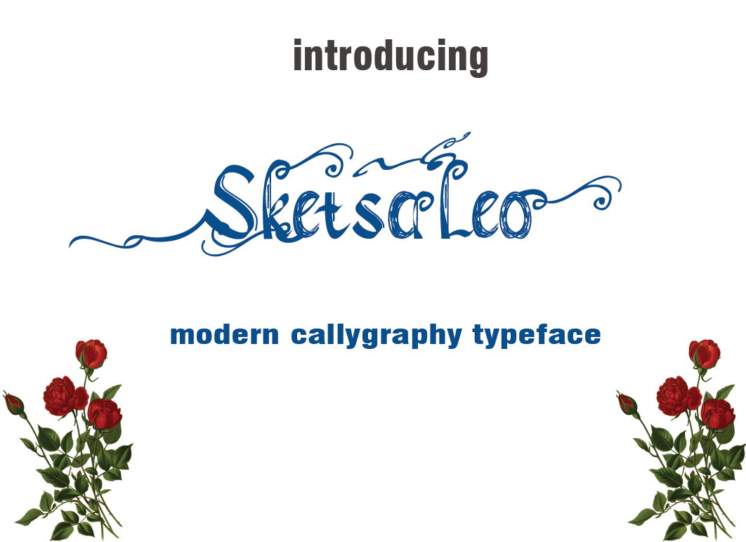 Sketsa Leo Font