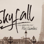 Skyfall Font Poster 1