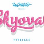 Skyoval Font Poster 1