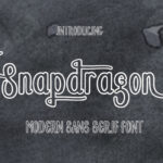 Snapdragon Font Poster 1