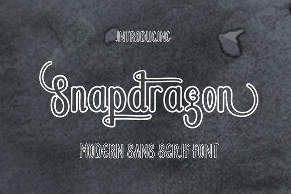 Snapdragon Font