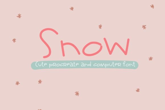 Snow Font