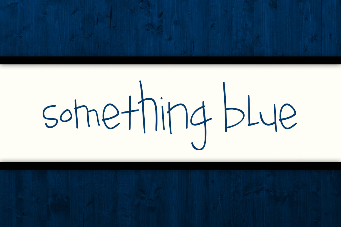 Something Blue Font