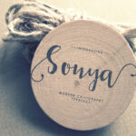 Sonya Script Font Poster 1