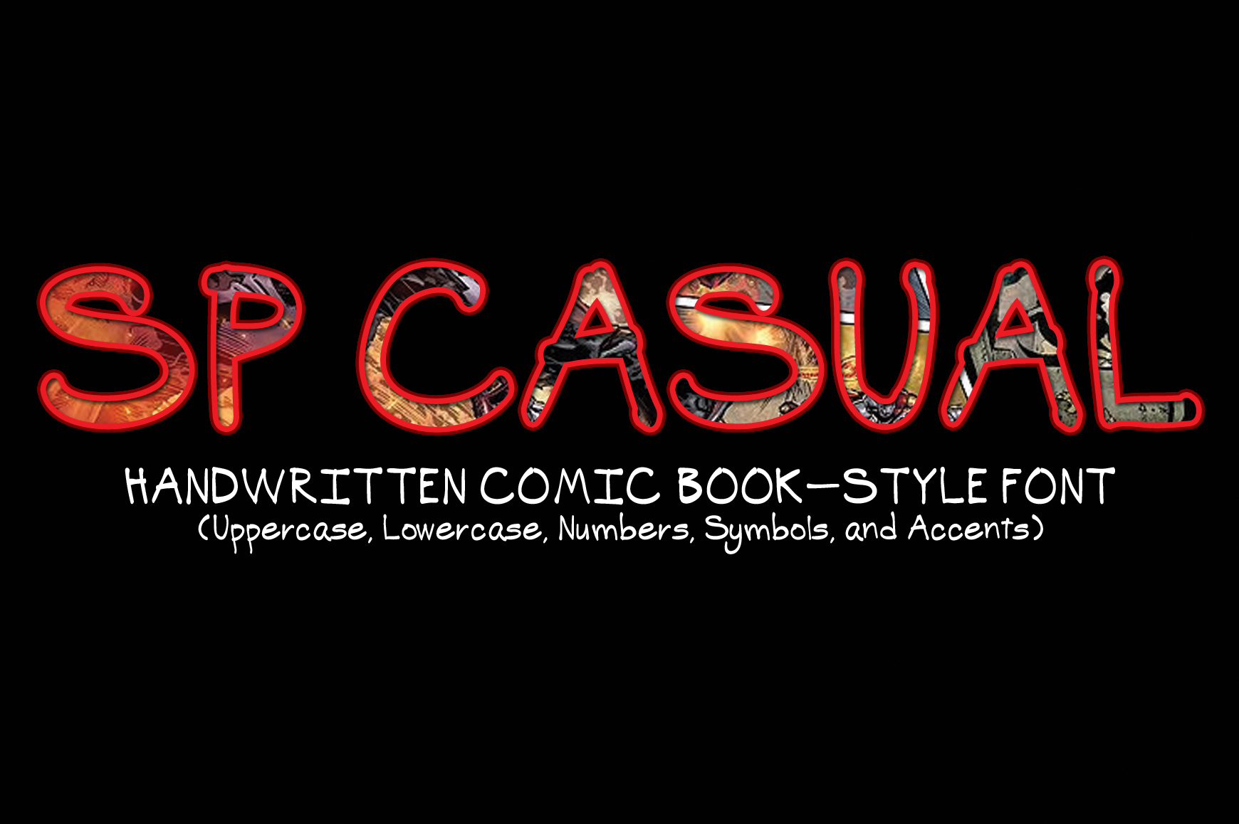 SP Casual Font Poster 1