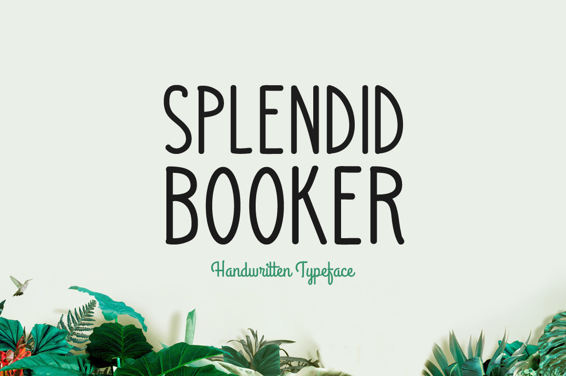 Splendid Booker Font Poster 1