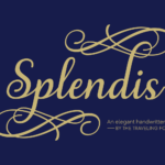 Splendis Font Poster 2