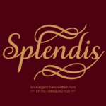 Splendis Font Poster 3