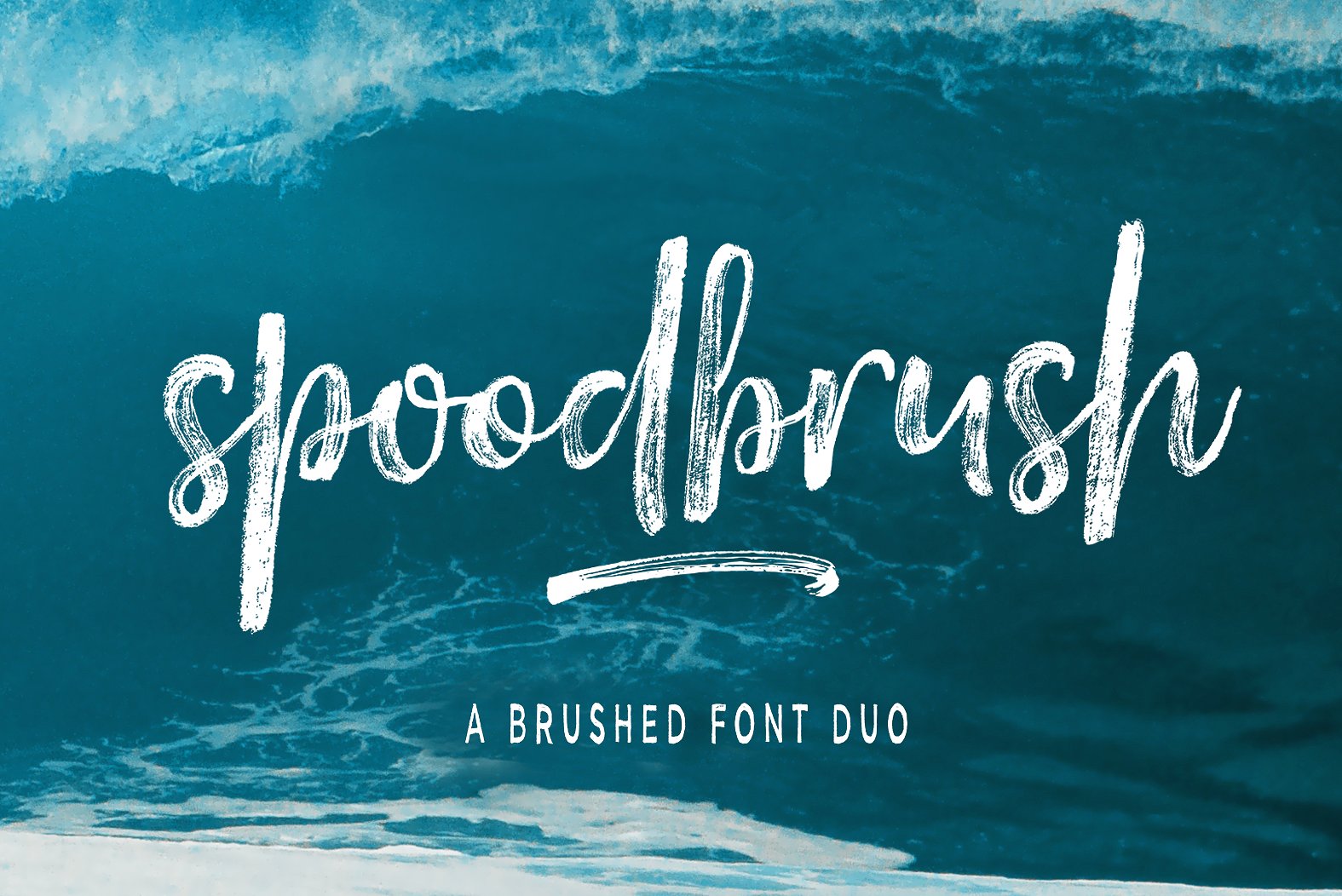 Spoodbrush – Font Duo Font