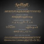 Spotlight Font Poster 8