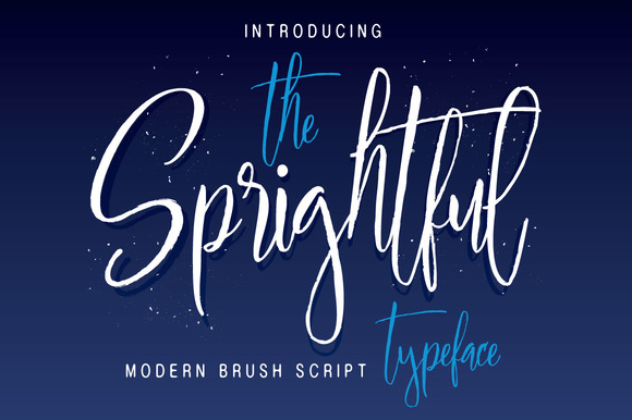 Sprightful Font Poster 1