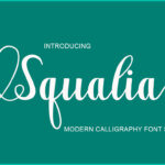Squalia Font Poster 1