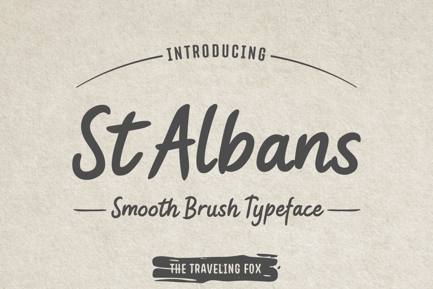 St Albans Font Poster 1