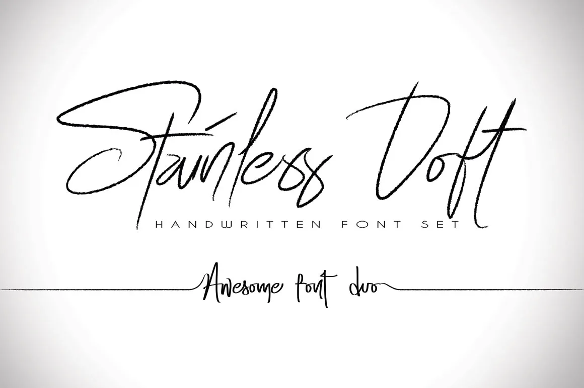Stainless Doft Font Stainless Doft Font Poster 1
