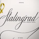 Staligrad Font Poster 1