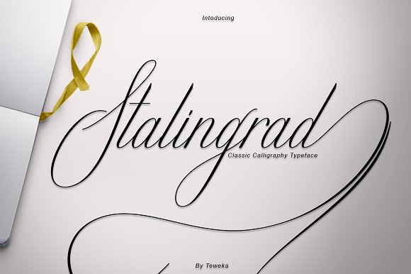 Staligrad Font Poster 1