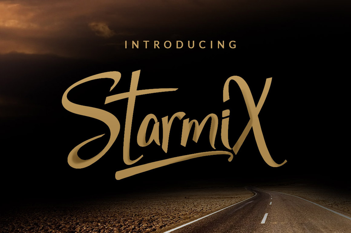 StarmiX Font Poster 1