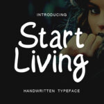 Start Living Font Poster 1