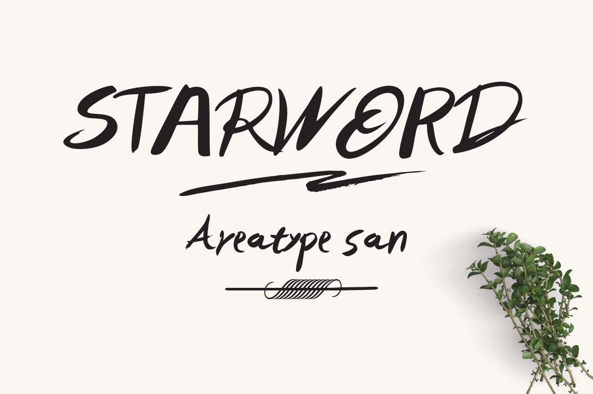 Starword Font Poster 1