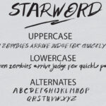 Starword Font Poster 5