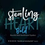 Stealing Heart Bold Font Poster 1