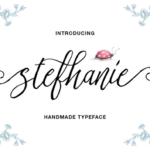 Stefhanie Font Poster 1