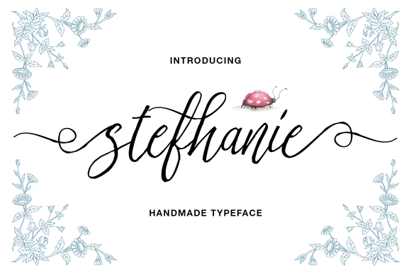 Stefhanie Font Poster 1