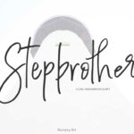 Stepbrother Font Poster 1