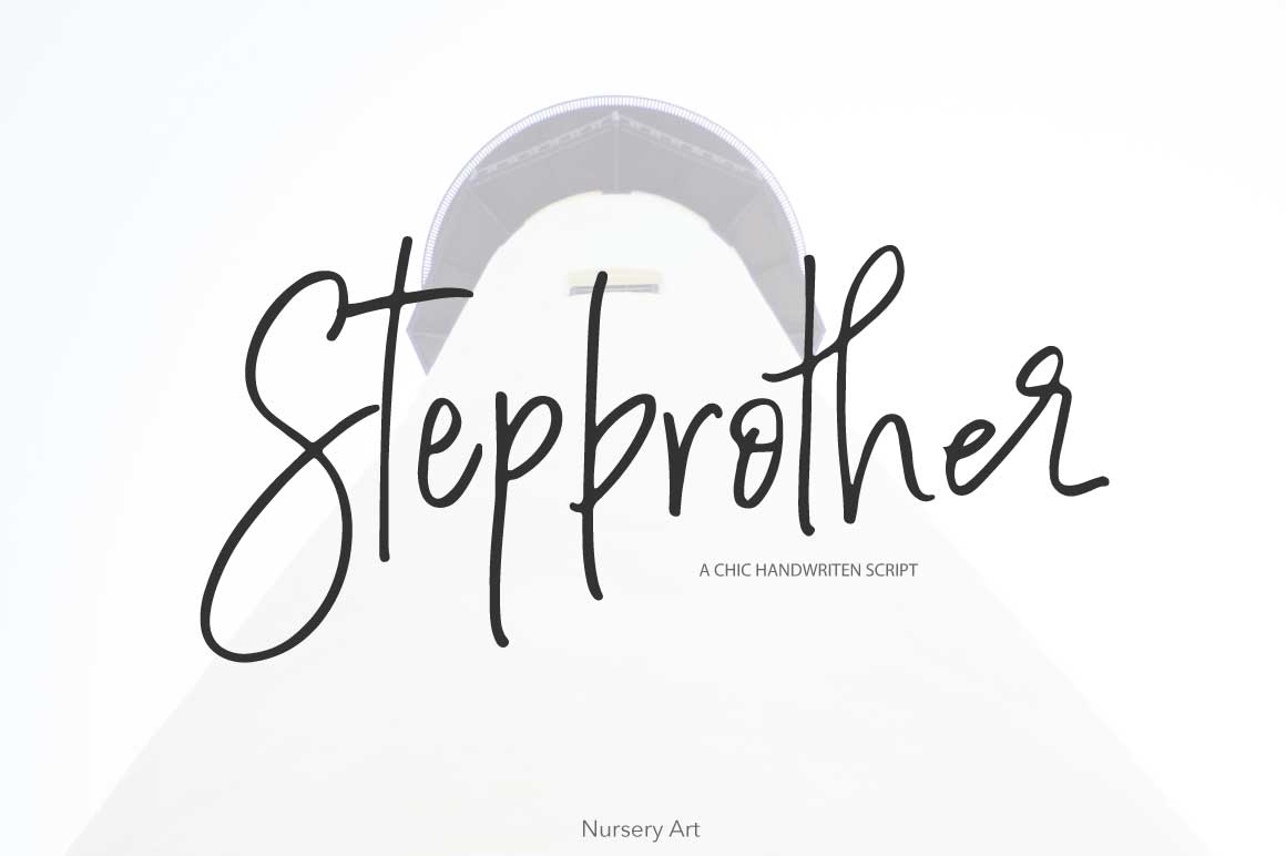 Stepbrother Font Poster 1