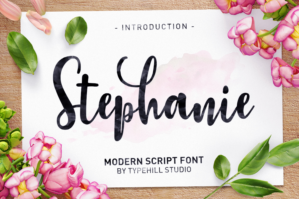 Stephanie Script Font Poster 1