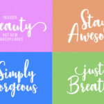 Stephanie Script Font Poster 4