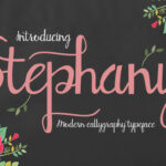 Stephany Font Poster 1