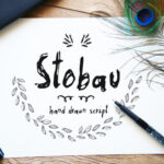 Stobau Font Poster 2