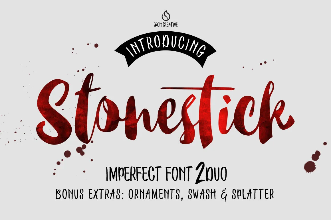 Stonestick Font Stonestick Font Poster 1