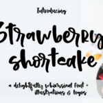 Strawberry Shortcake Font Poster 1