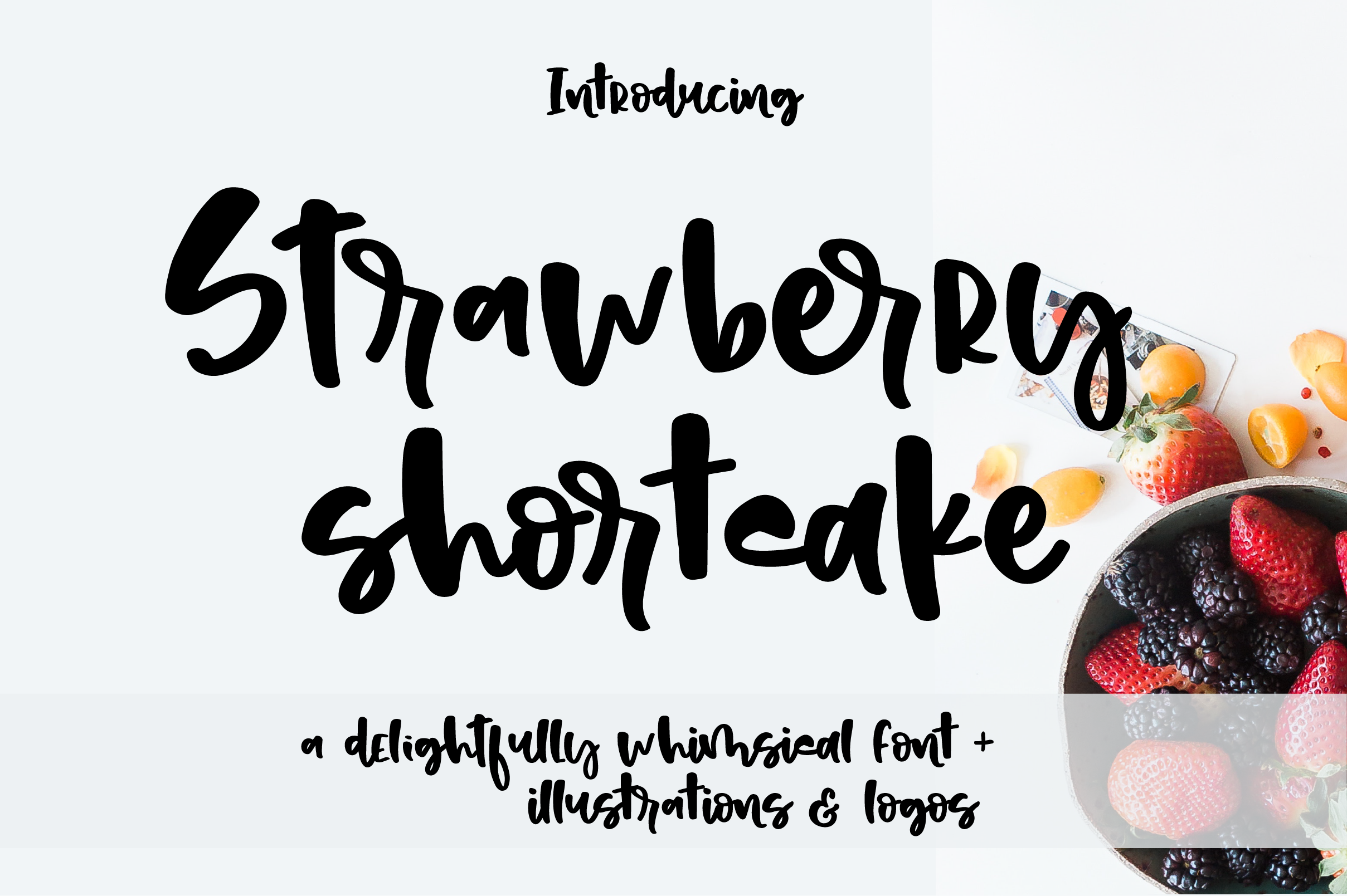 Strawberry Shortcake Font Poster 1