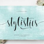 Stylistics Script Font Poster 7