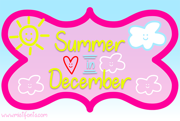 Summer in December Font