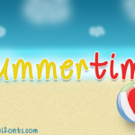 Summertime Font Poster 1