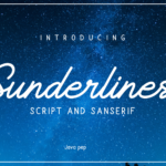 Sunderlines Font Poster 1