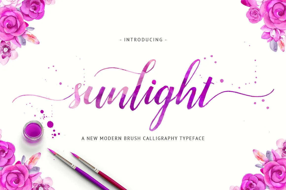Sunlight Font Sunlight Font Poster 1