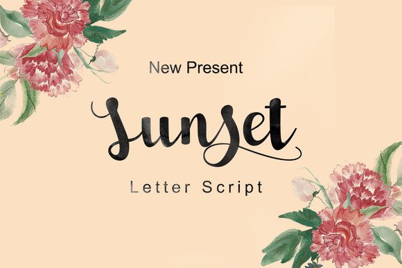 Sunset Script Font