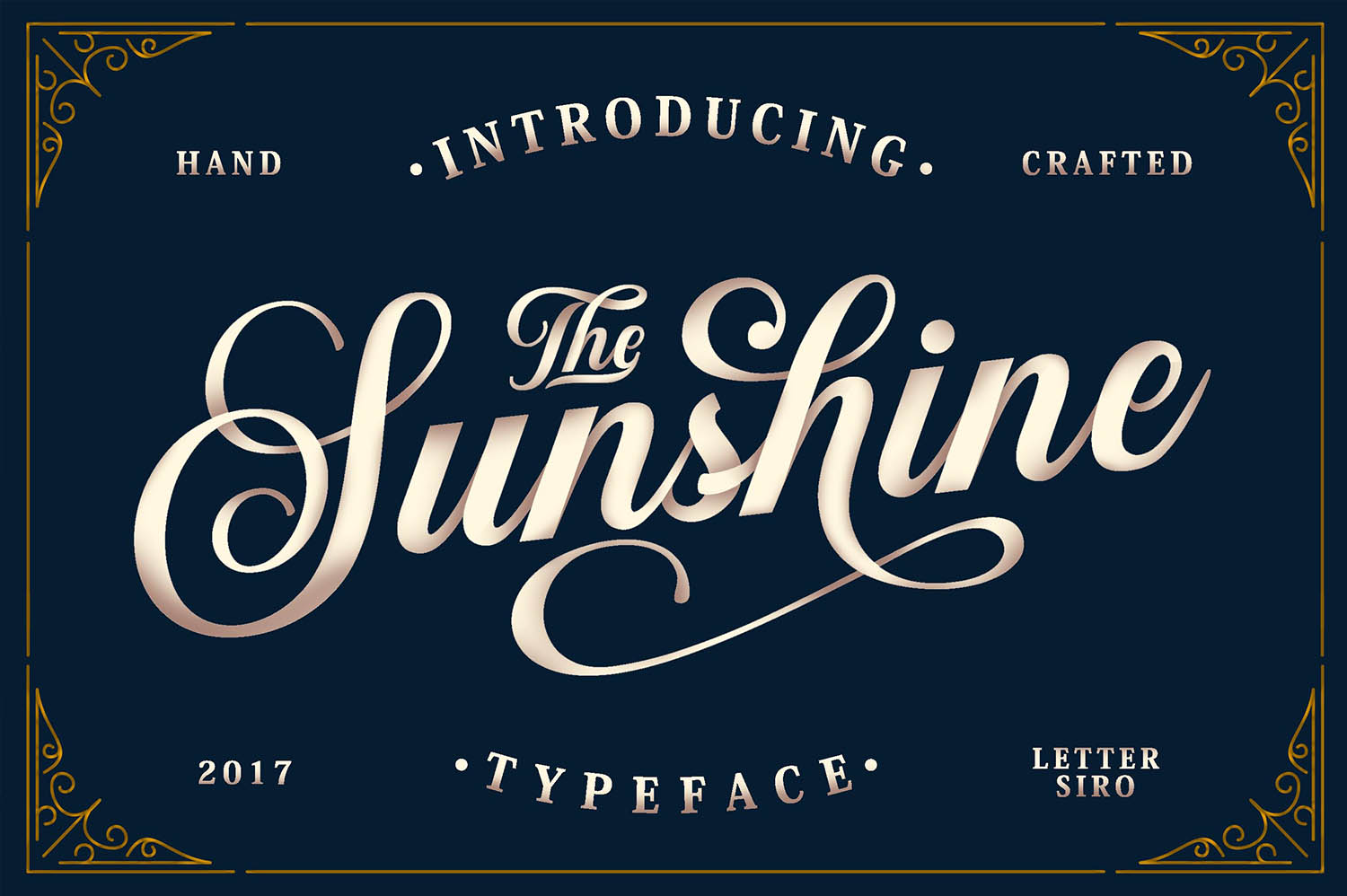 Sunshine & Vintage Ornaments Font